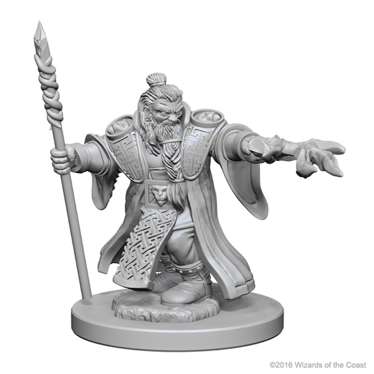 D&D NOLZUR'S MARVELOUS UNPAINTED MINIS: DWARF MALE WIZARD2