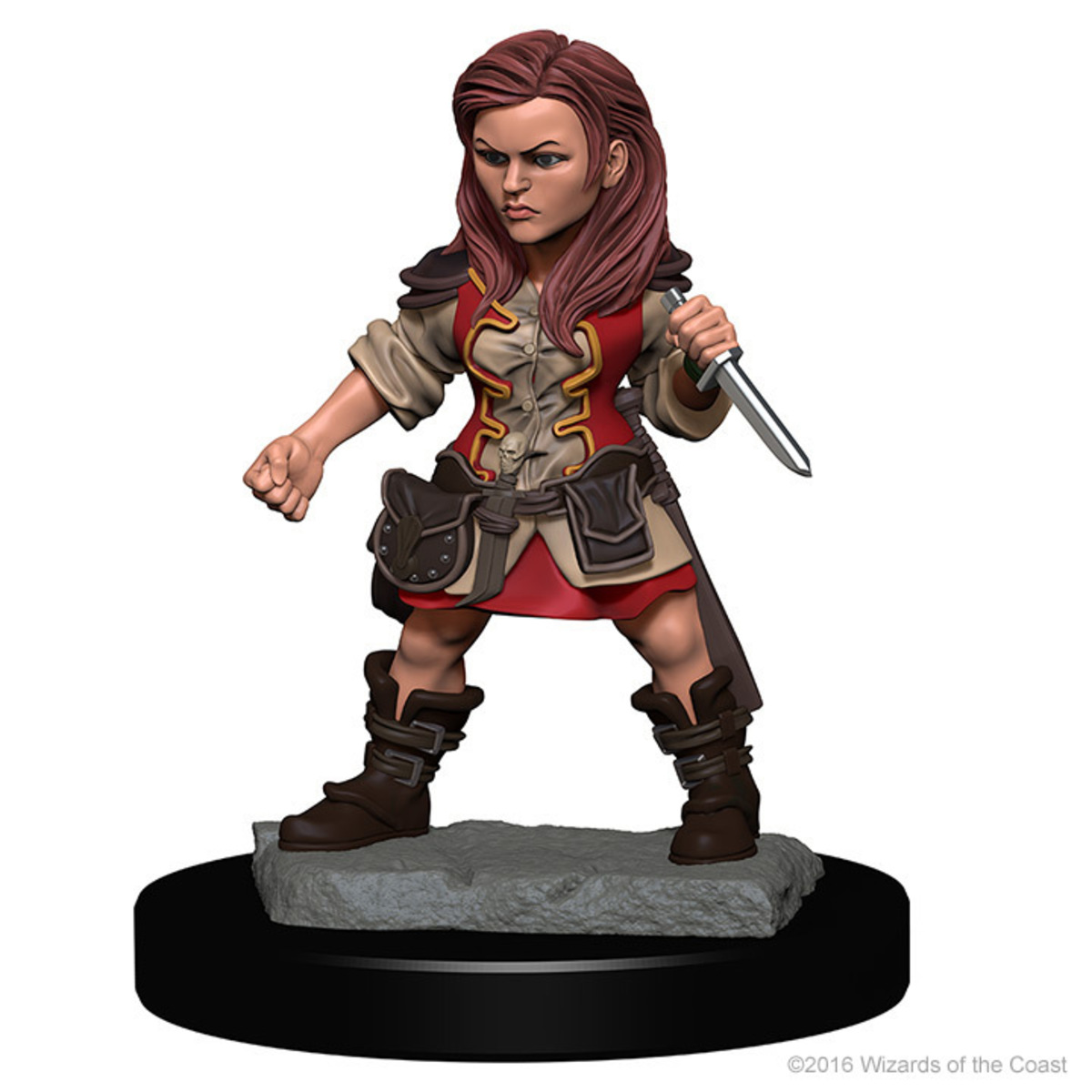 D&D NOLZUR'S MARVELOUS UNPAINTED MINIS: HALFLING FEMALE ROGUE OLD3