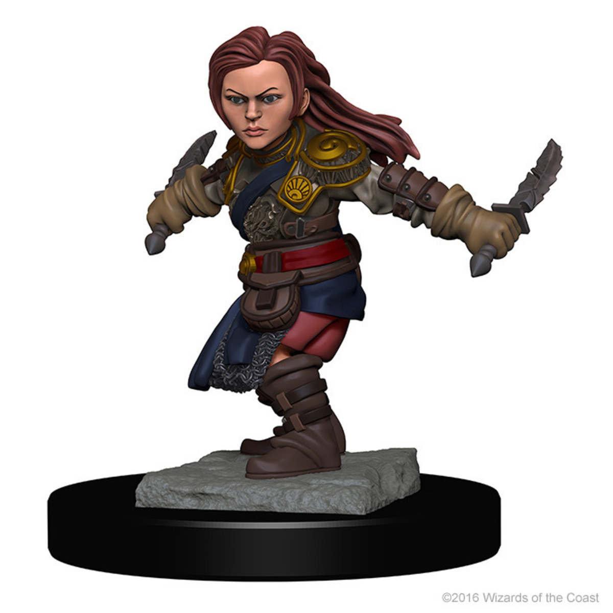D&D NOLZUR'S MARVELOUS UNPAINTED MINIS: HALFLING FEMALE ROGUE OLD4