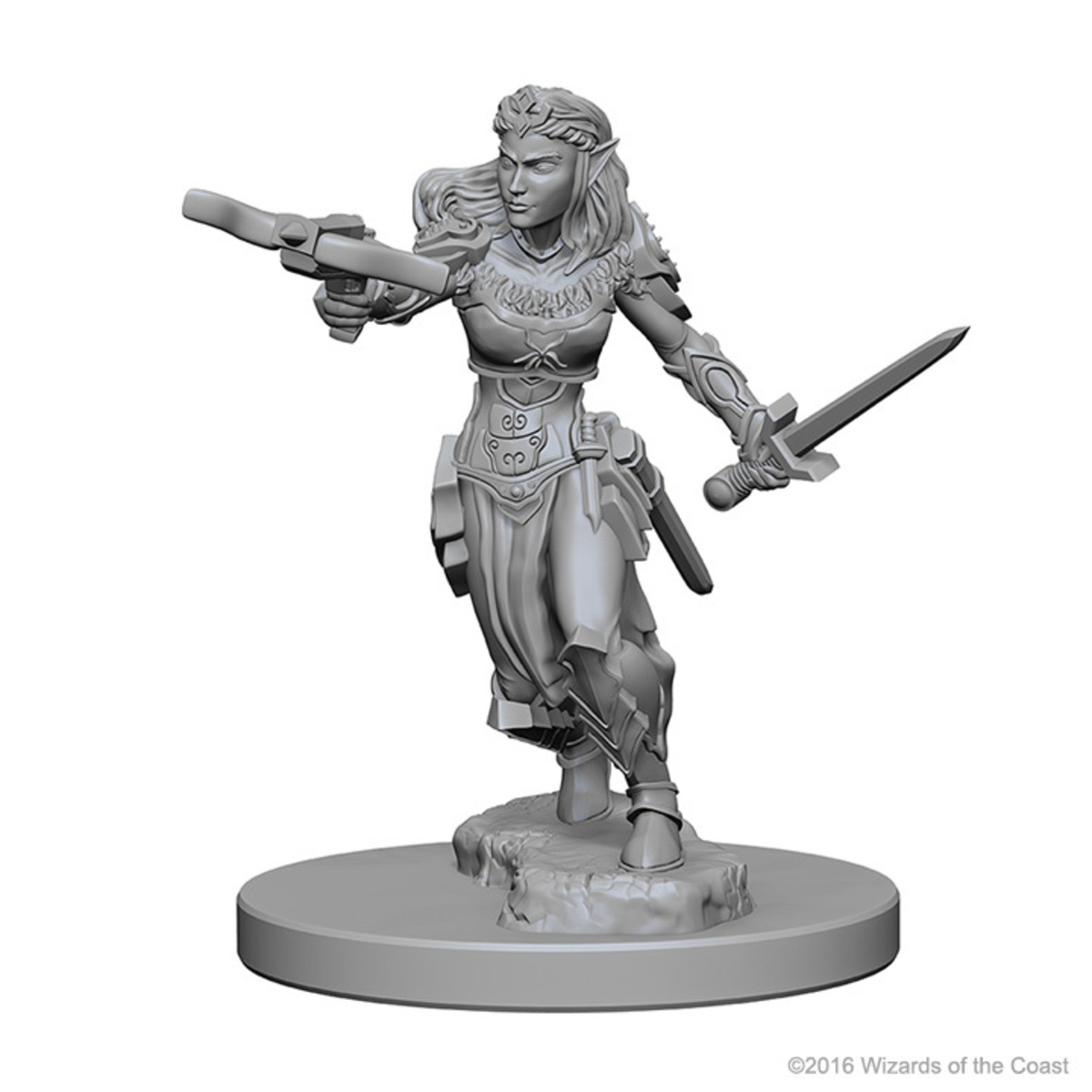 D&D NOLZUR'S MARVELOUS UNPAINTED MINIS: ELF FEMALE RANGER - SPECIAL1