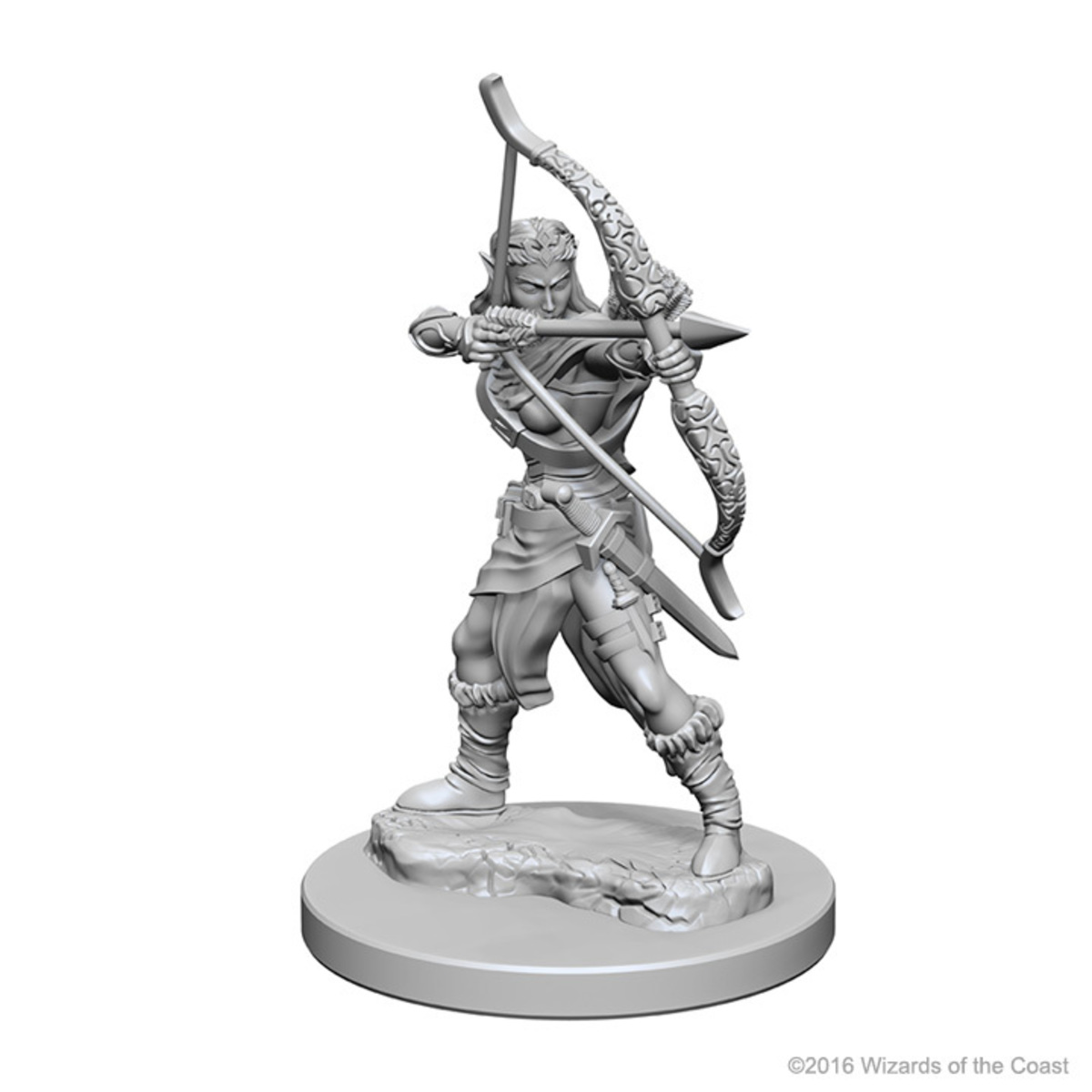 D&D NOLZUR'S MARVELOUS UNPAINTED MINIS: ELF FEMALE RANGER - SPECIAL2