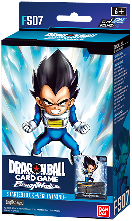 DBS TCG: FUSION WORLD STARTER DECK VEGETA (MINI) 07 (FS07)1