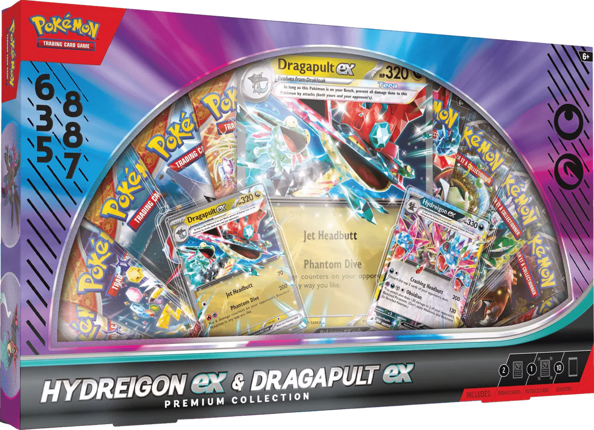 POKEMON TCG: HYDREIGON EX & DRAGAPULT EX PREMIUM COLLECTION1