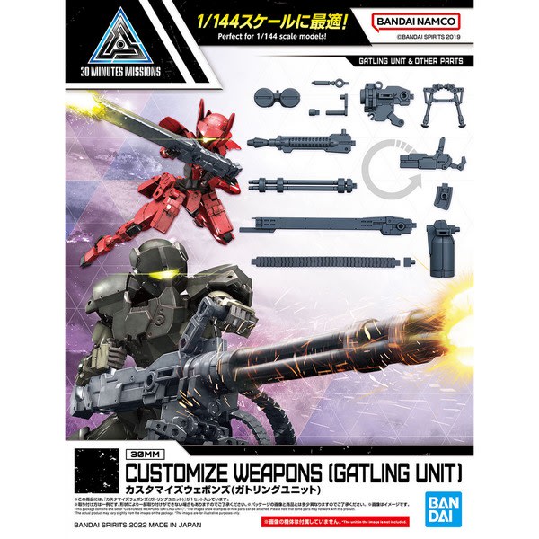 KIT ACCESORIOS CUSTOMIZE WEAPONS GATLING UNIT1