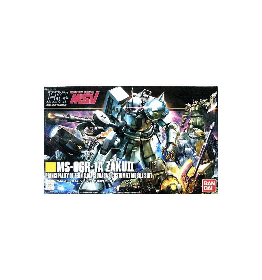1/144 MS-06R-1A ZAKU II SHIN MATSUNAGA CUSTOM1
