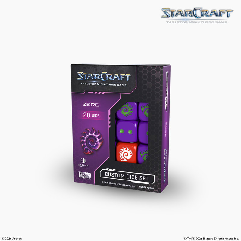 STARCRAFT ZERG CUSTOM DICE SET1