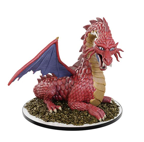 D&D ICONS OF THE REALMS: SET 31- 50TH ANNIVERSARY- CLASSIC RED DRAGON BOXED MINIATURE2