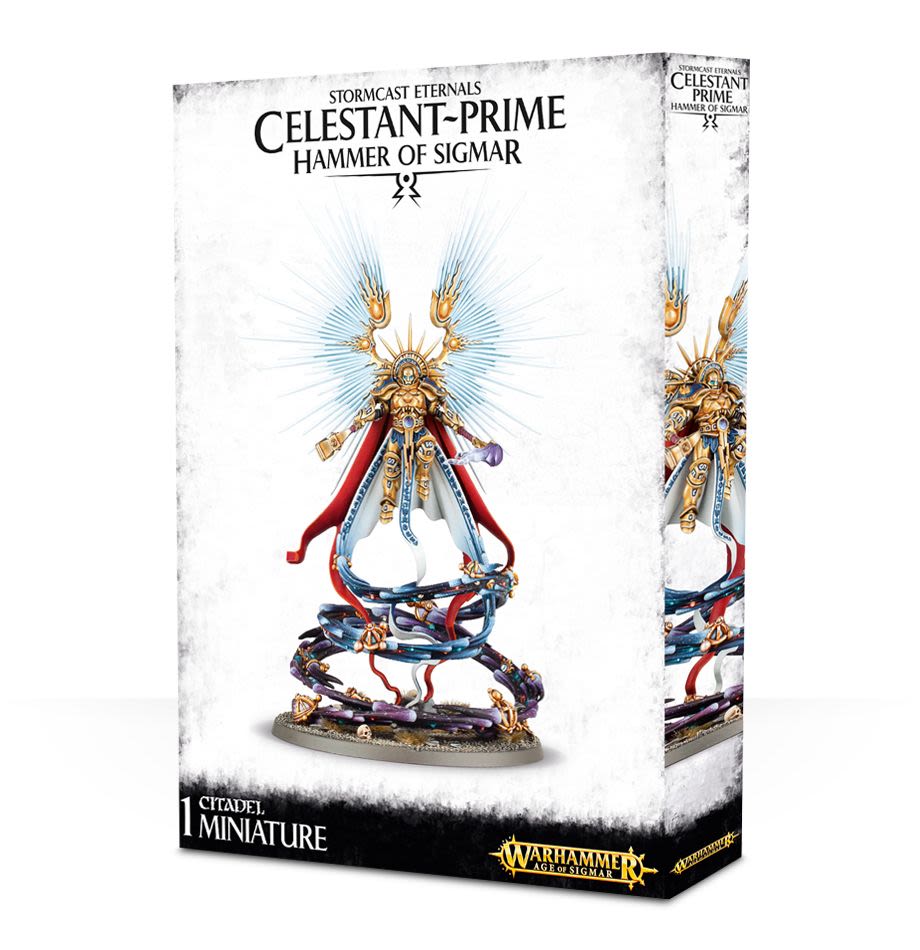 Martillo de Sigmar para Mesa y Juegos en Miniatura Games Workshop 99120218001 Celestant-Prime