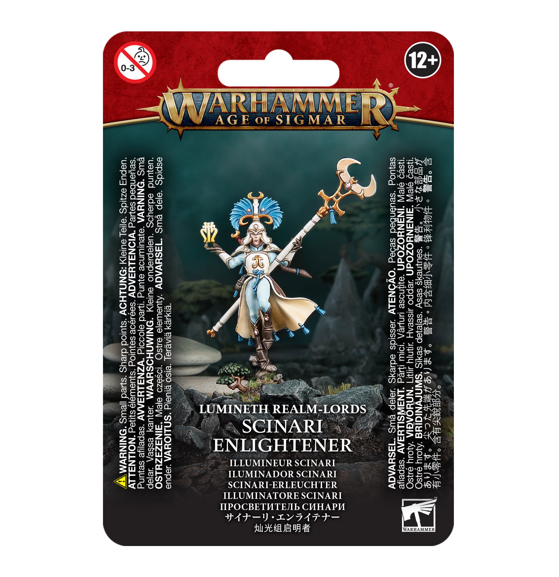 Warhammer Age Of Sigmar – Lumineth Scinari Enlightener Miniatur