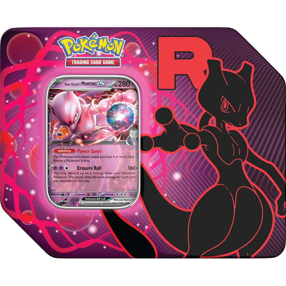 POKEMON TCG: SPANISH TEAM ROCKET TIN CASE | Wargaming.cl