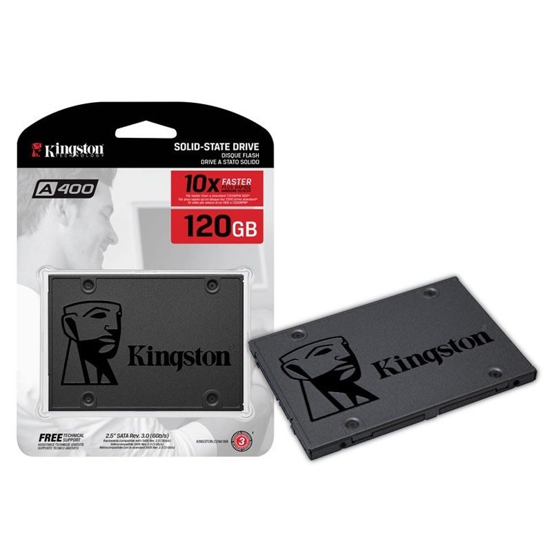 Disco duro Solido 120GB Kingston SSD 2.5in A400