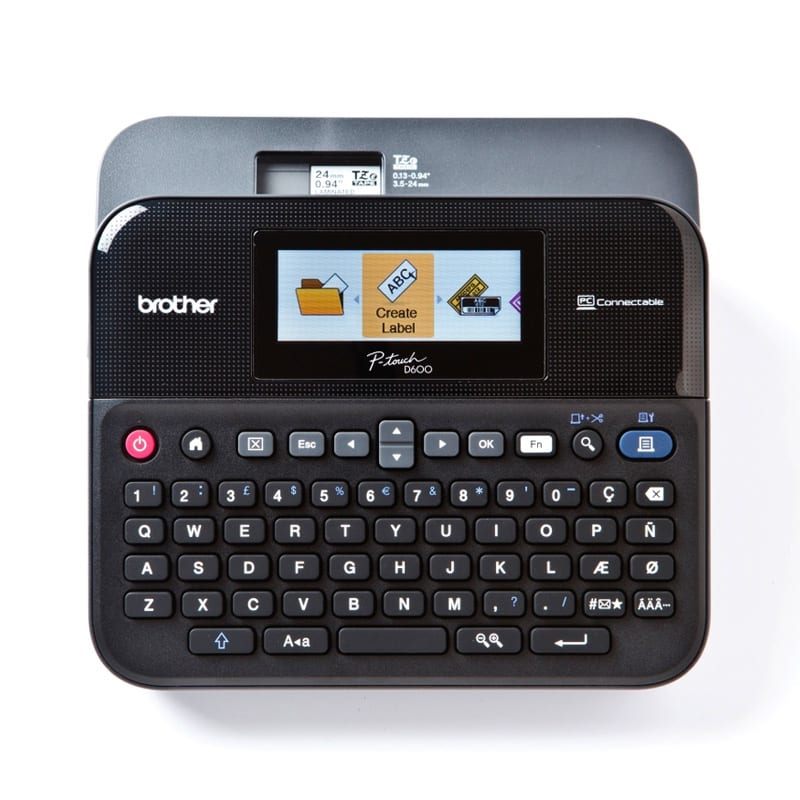 Rotuladora etiquetadora portátil Brother PTD-600VP | Comercial Jdm Ltda.