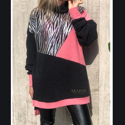 SWEATER-LAURA-CUELLOBOTE-CEBRA SWEATER-LAURA-CUELLOBOTE-CEBRA