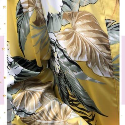 KIMONO MANGA VUELO ESTAMPADO AMARILLO GRIS KIMONO MANGA VUELO ESTAMPADO AMARILLO GRIS