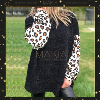 SWEATER MILA NEGRO PRINT SWEATER MILA NEGRO PRINT