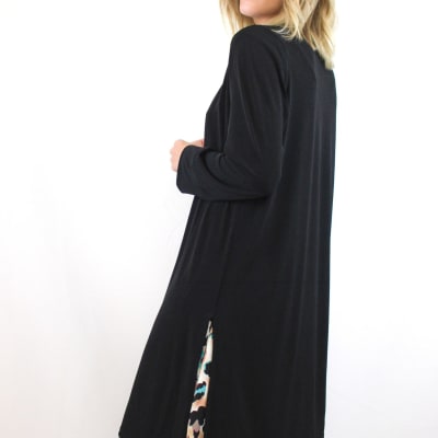 KIMONO-LYCRA-3/4-NEGRO KIMONO-LYCRA-3/4-NEGRO