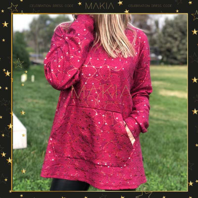 POLERON JULIETA FUCSIA BRILLOS POLERON JULIETA FUCSIA BRILLOS