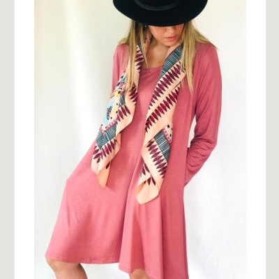 VESTIDO-LUNA-ML-ROSA VESTIDO-LUNA-ML-ROSA