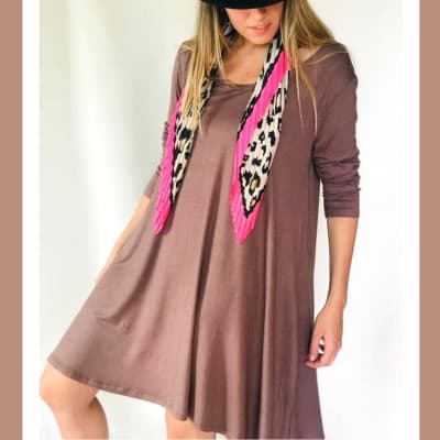 VESTIDO-LUNA-ML-TAUPE VESTIDO-LUNA-ML-TAUPE