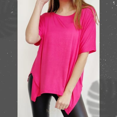 POLERA-ROMI-MODAL-MC-FUCSIA POLERA-ROMI-MODAL-MC-FUCSIA