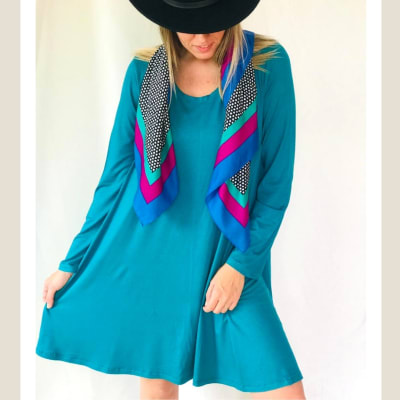 VESTIDO-LUNA-ML-TURQUESA VESTIDO-LUNA-ML-TURQUESA