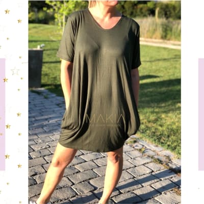 VESTIDO ROBERTA CORTO-VERDE MILITAR VESTIDO ROBERTA CORTO-VERDE MILITAR