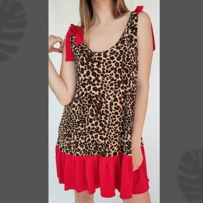 VESTIDO-CONEJITO-CORTO-LEOPROJO VESTIDO-CONEJITO-CORTO-LEOPROJO