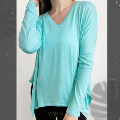 POLERAS-ROMI-V-MENTA POLERAS-ROMI-V-MENTA