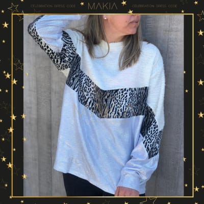 SWEATER CAMILA -06 -BLANCO-PLATA SWEATER CAMILA -06 -BLANCO-PLATA