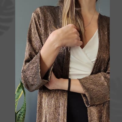 KIMONO-METAL-3/4-COBRE KIMONO-METAL-3/4-COBRE