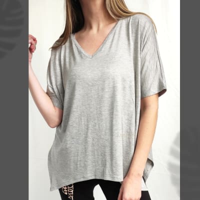 POLERA-ROMI-MC-V-GRIS POLERA-ROMI-MC-V-GRIS