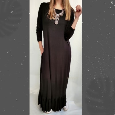 VESTIDO-LARGO-VUELOS-NEGRO VESTIDO-LARGO-VUELOS-NEGRO
