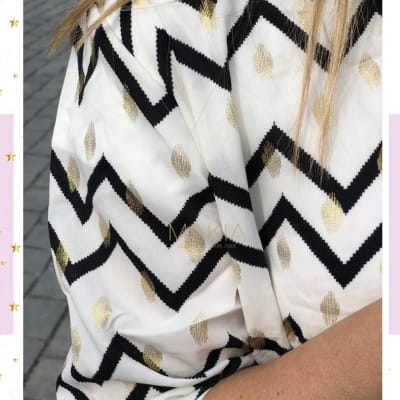 KIMONO BLANCO GRECA NEGRA KIMONO BLANCO GRECA NEGRA