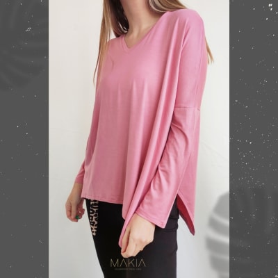 POLERAS-ROMI-V-ROSADO POLERAS-ROMI-V-ROSADO