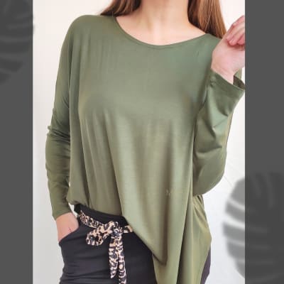 POLERA-ROMI-ML-VERDEMILITAR POLERA-ROMI-ML-VERDEMILITAR