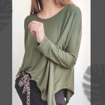 POLERA-ROMI-ML-VERDEMILITAR POLERA-ROMI-ML-VERDEMILITAR