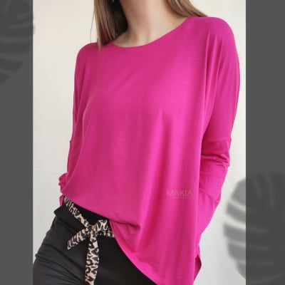 POLERA-ROMI-ML-FUCSIA POLERA-ROMI-ML-FUCSIA