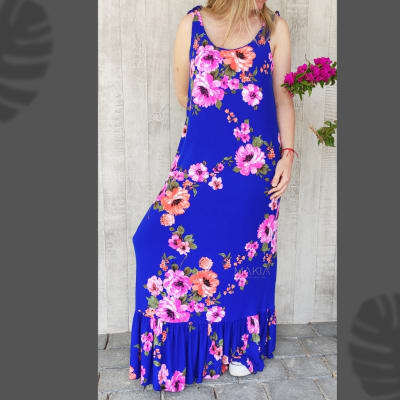 VESTIDO-LARGO-CONEJITO-FLORES-AZULES VESTIDO-LARGO-CONEJITO-FLORES-AZULES