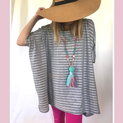 POLERA MARLI GRIS LUREX POLERA MARLI GRIS LUREX