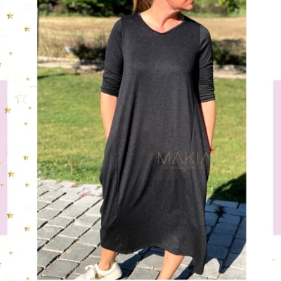 VESTIDO ROBERTA GRAFITO VESTIDO ROBERTA GRAFITO