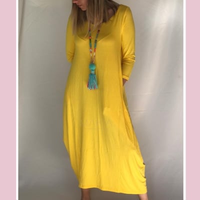 VESTIDO ROBERTA AMARILLO VESTIDO ROBERTA AMARILLO