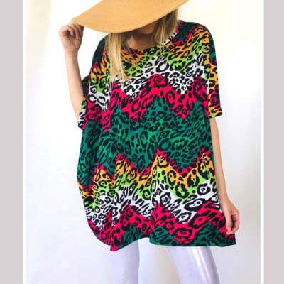 POLERA MARLI PRINT VERDE POLERA MARLI PRINT VERDE