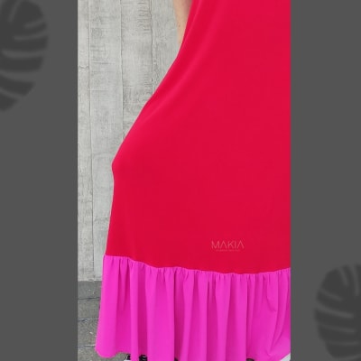 VESTIDO-LARGO-CONEJITO-ROJO-FUC VESTIDO-LARGO-CONEJITO-ROJO-FUC