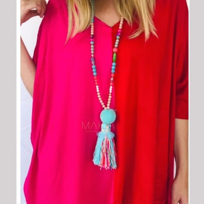 POLERA-MARLY-BI-COLOR-FUCSIA POLERA-MARLY-BI-COLOR-FUCSIA