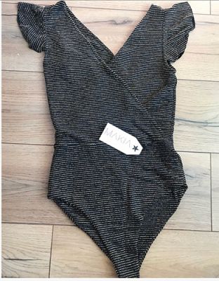 BODY LUISA NEGRO BRILLO DORADOS BODY LUISA NEGRO BRILLO DORADOS