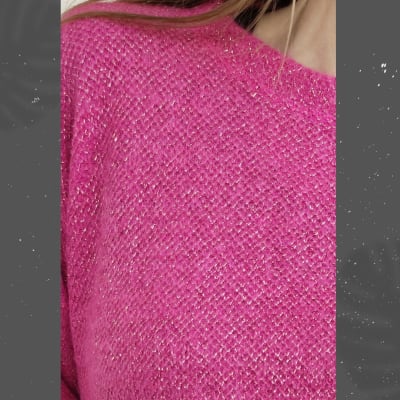 POLERON FLORENCIA LANILLA FUCSIA POLERON FLORENCIA LANILLA FUCSIA