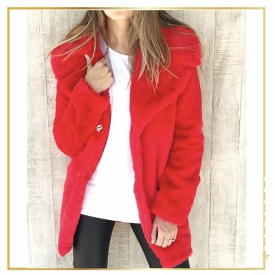 ABRIGO PARIS ROJO ABRIGO PARIS ROJO