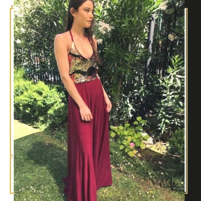 VESTIDOBURDEOLENTEJUELAS VESTIDOBURDEOLENTEJUELAS
