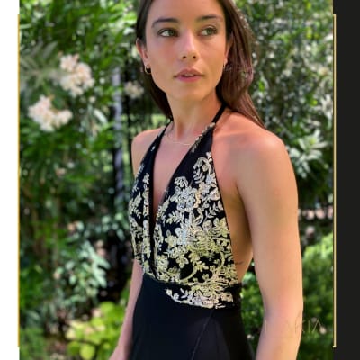 VESTIDOVICKYENCAJEDORADO VESTIDOVICKYENCAJEDORADO