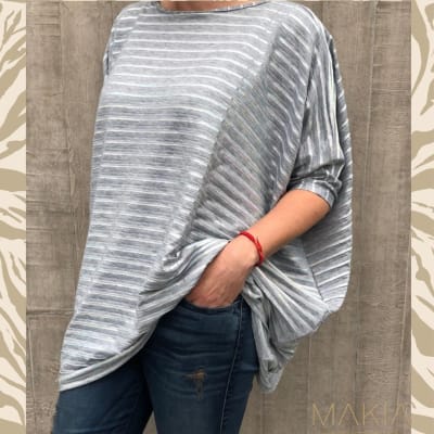 POLERA MARLI GRIS LUREX POLERA MARLI GRIS LUREX